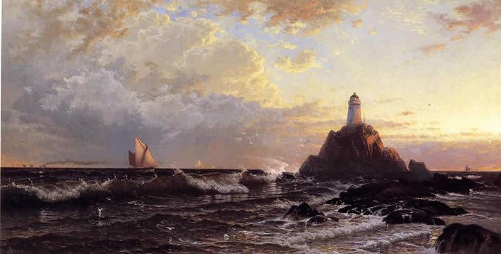 Alfred Thompson Bricher The Lighthouse
